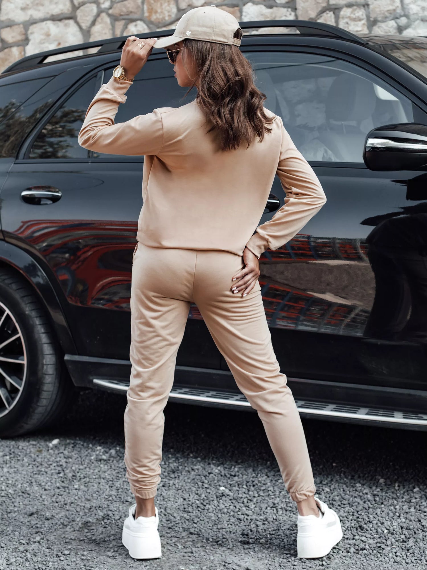 Moteriškas šviesiai rudas komplektas Milin