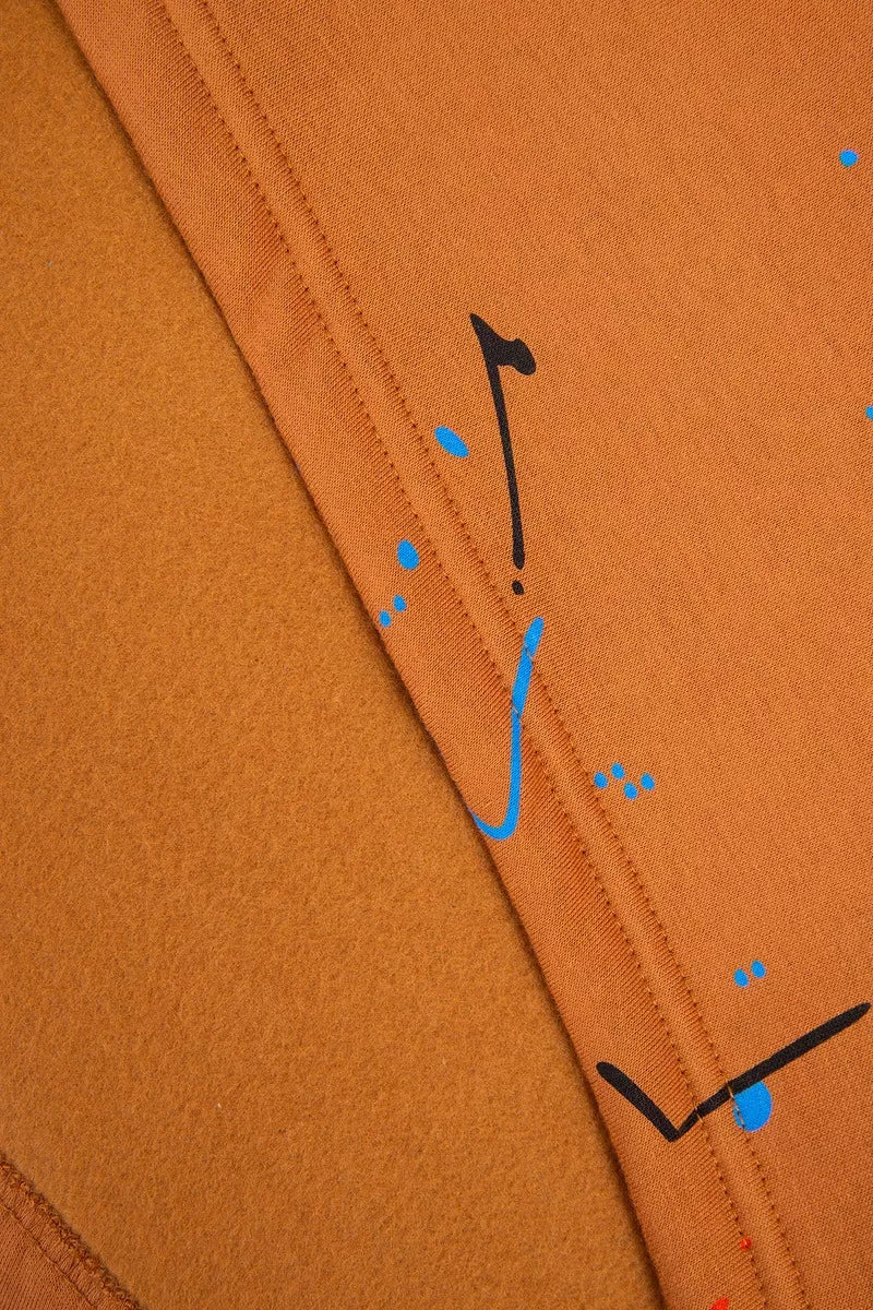 Moteriškas ryškios rudos spalvos komplektas Splash