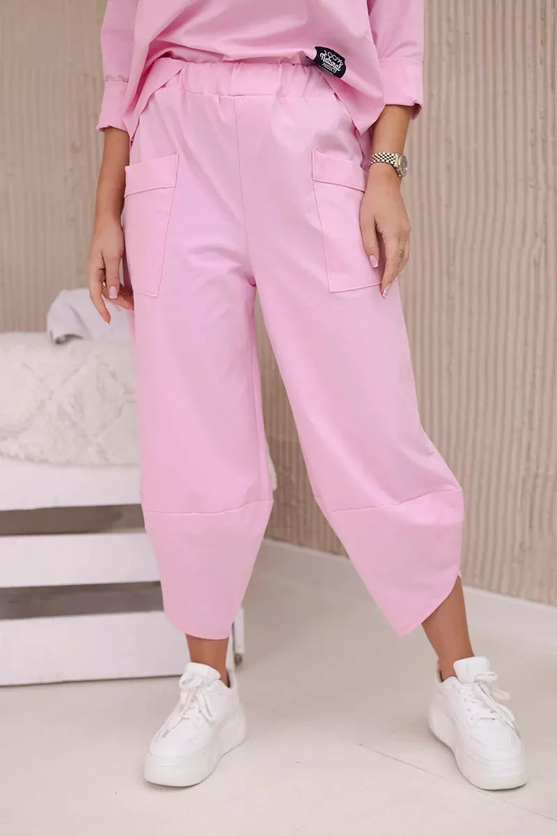 Moteriškas šviesiai rožinis komplektas Soren