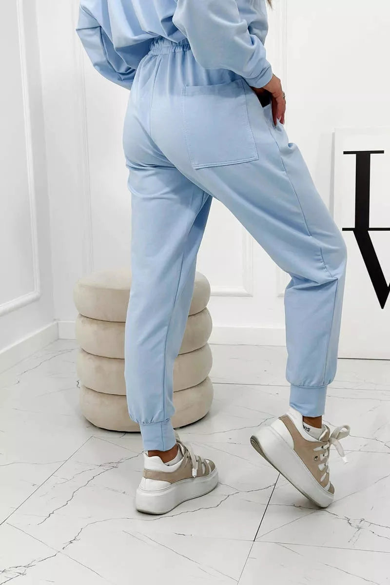 Moteriškas šviesiai mėlynas komplektas Evoli