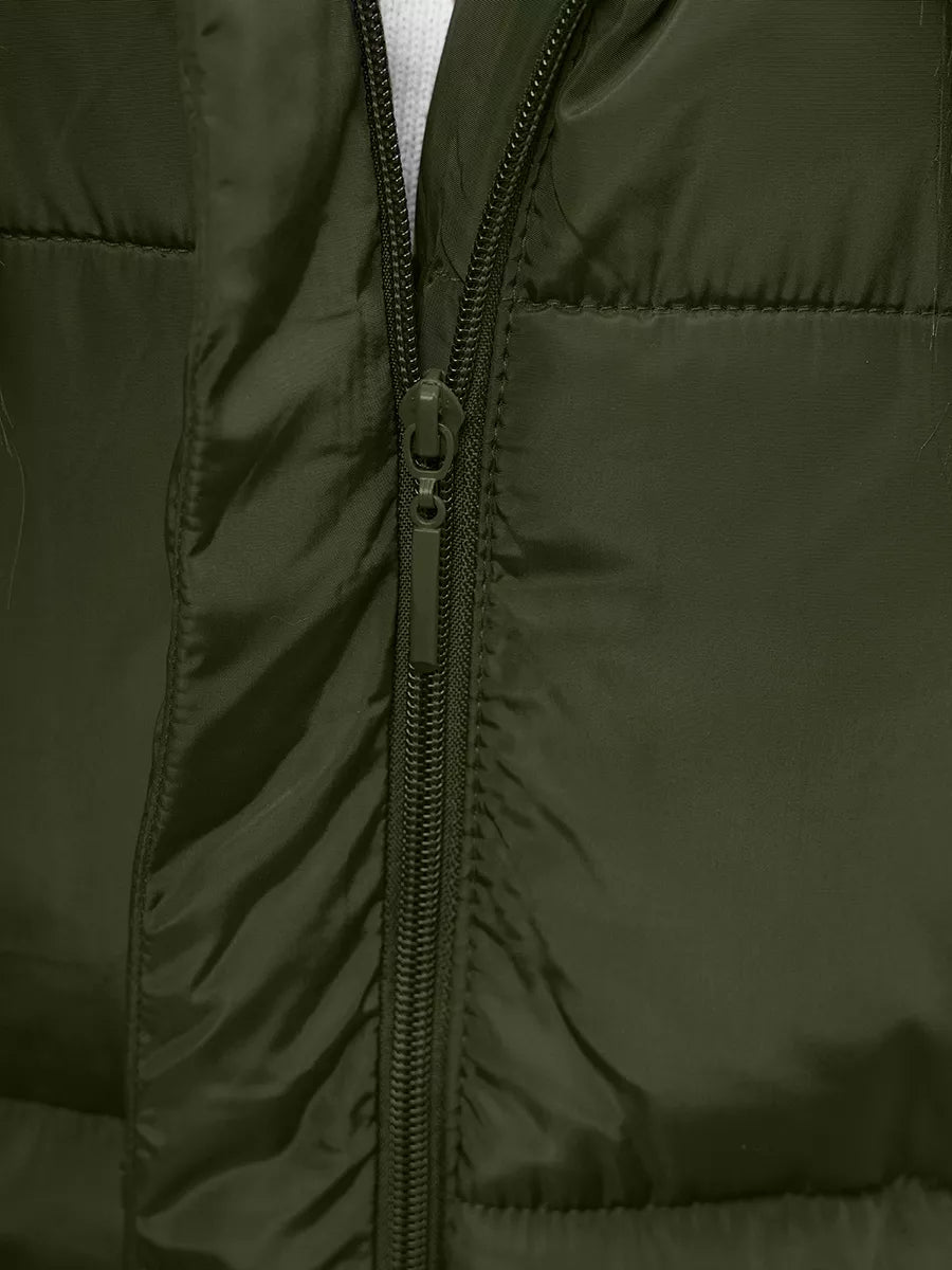 Ilga žalios spalvos moteriška liemenė Potom