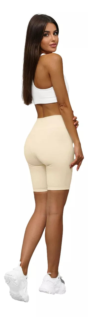 Trumpos moteriškos rusvos kelnės Liam