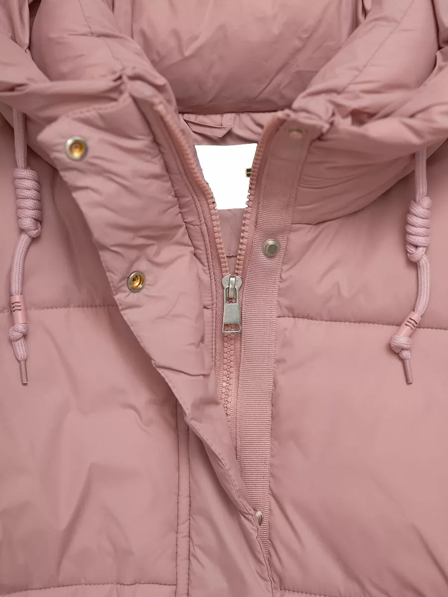 Rožinės spalvos moteriška striukė Maja