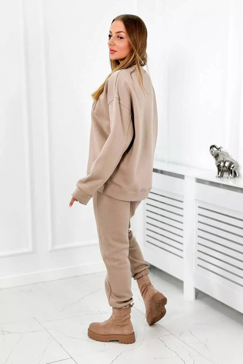 Moteriškas smėlinės spalvos komplektas Copenhagen