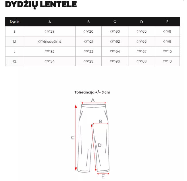 Moteriškos rožinės kelnės Emi