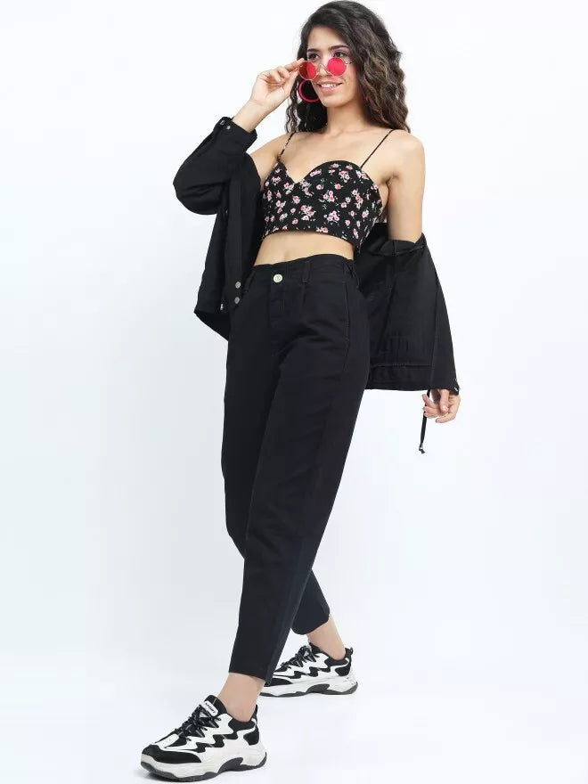 Moteriški juodi džinsai Itemo