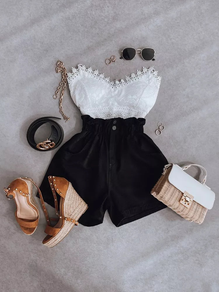 Moteriški juod šortai Orel