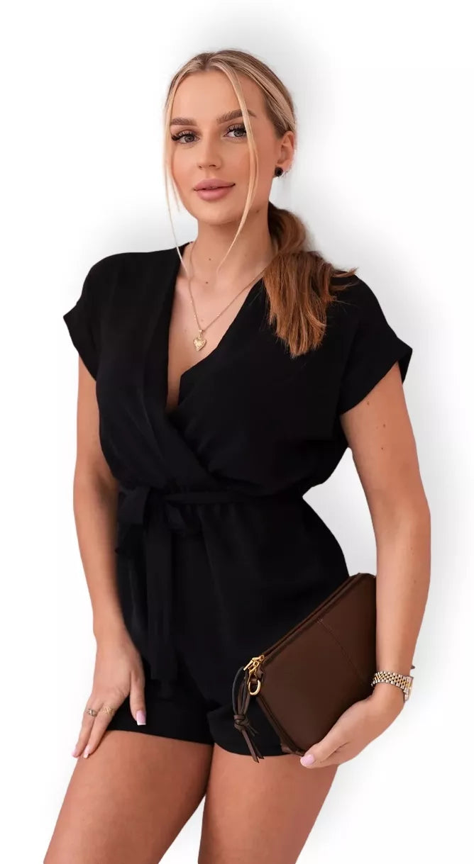 Moteriškas juodas kombinezonas Nicolette