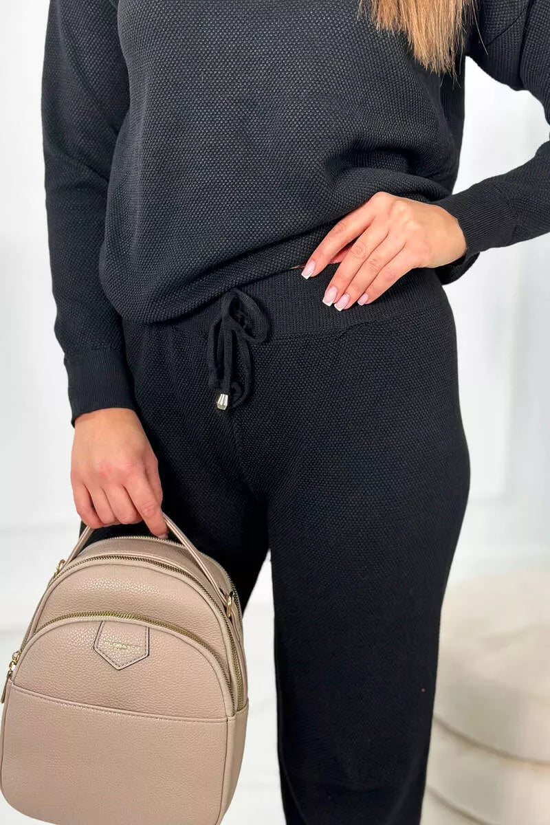 Moteriškas juodas komplektas Lora