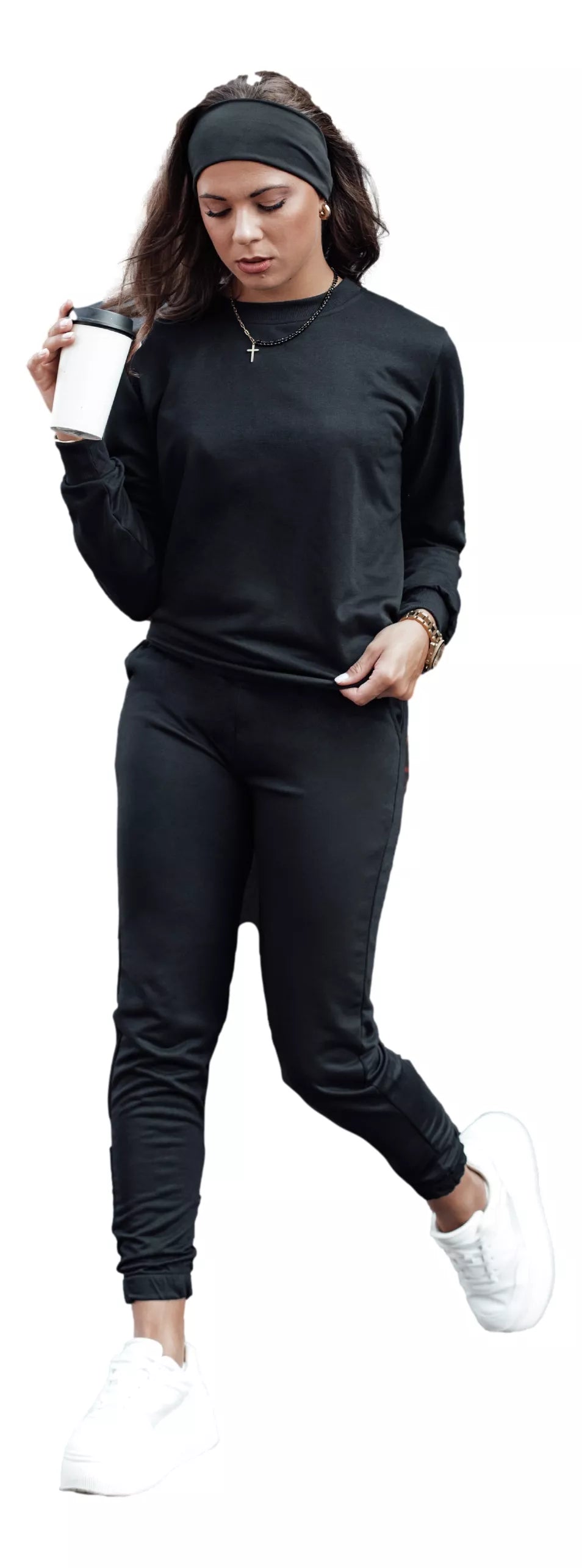 Moteriškas juodas komplektas Milin