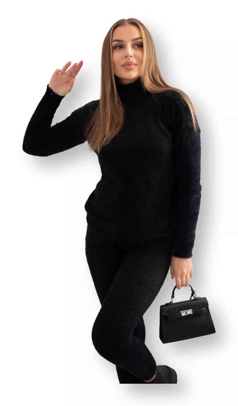 Moteriškas juodas komplektas Minky