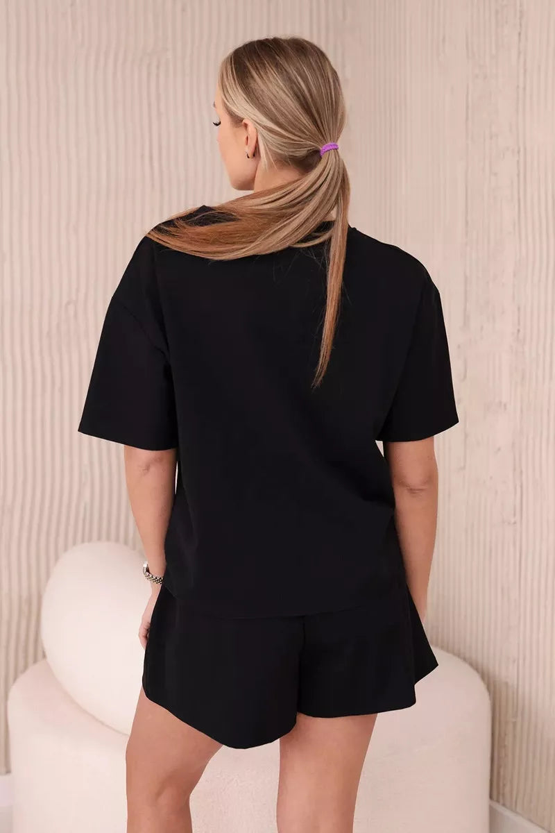 Moteriškas juodas komplektas Nilet