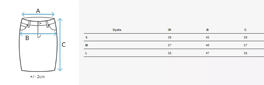 Moteriškas pilkas sijonas - šortai Miracle
