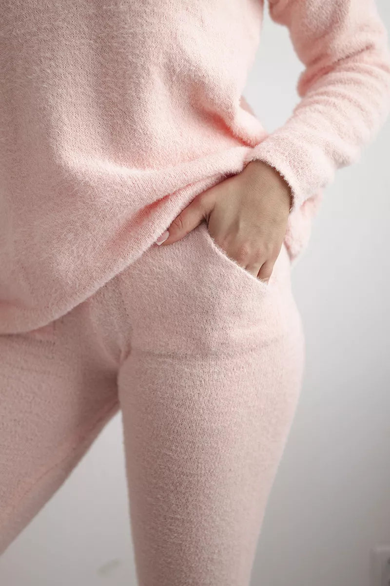 Moteriškas rožinis komplektas Minky