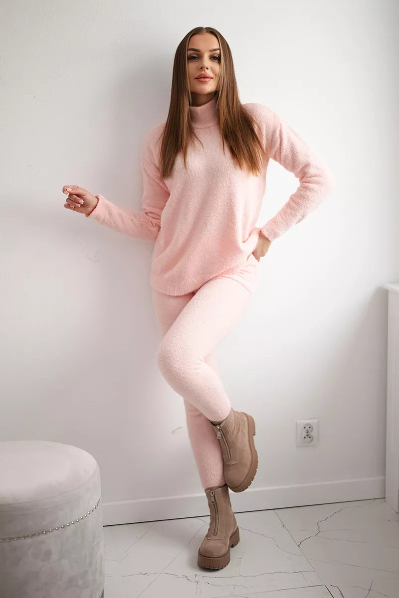 Moteriškas rožinis komplektas Minky