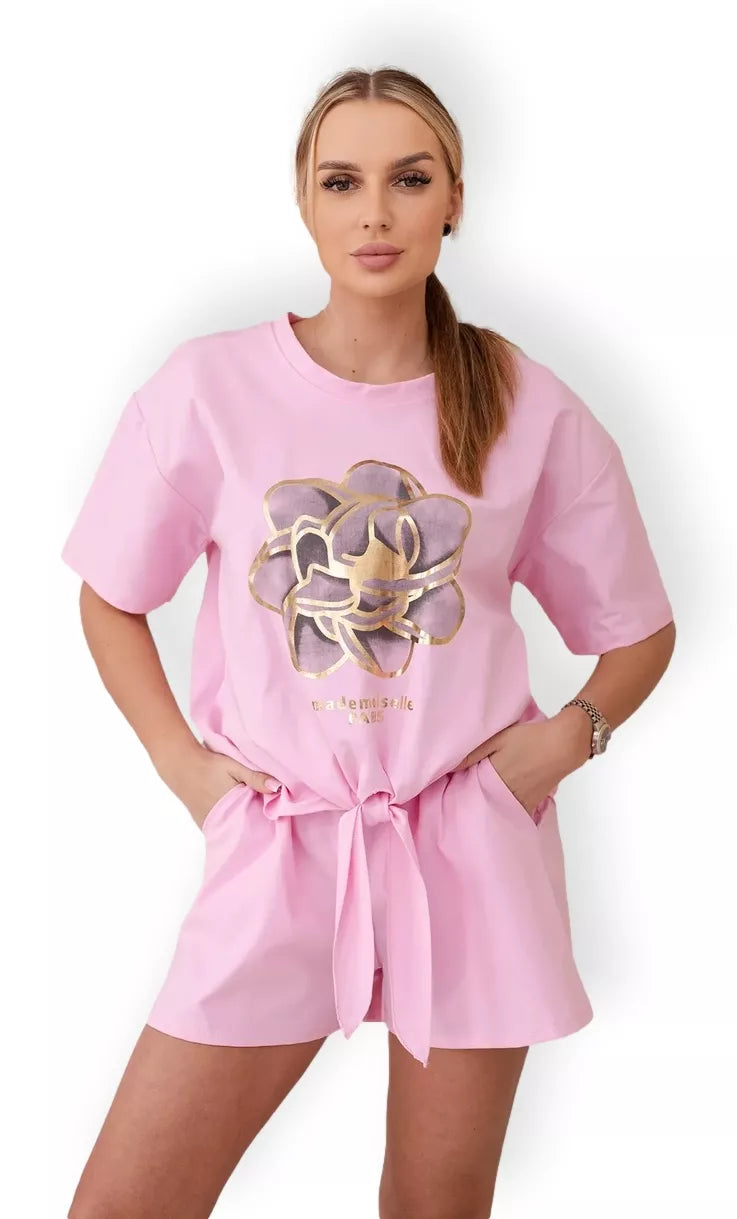 Moteriškas rožinis komplektas Nilet