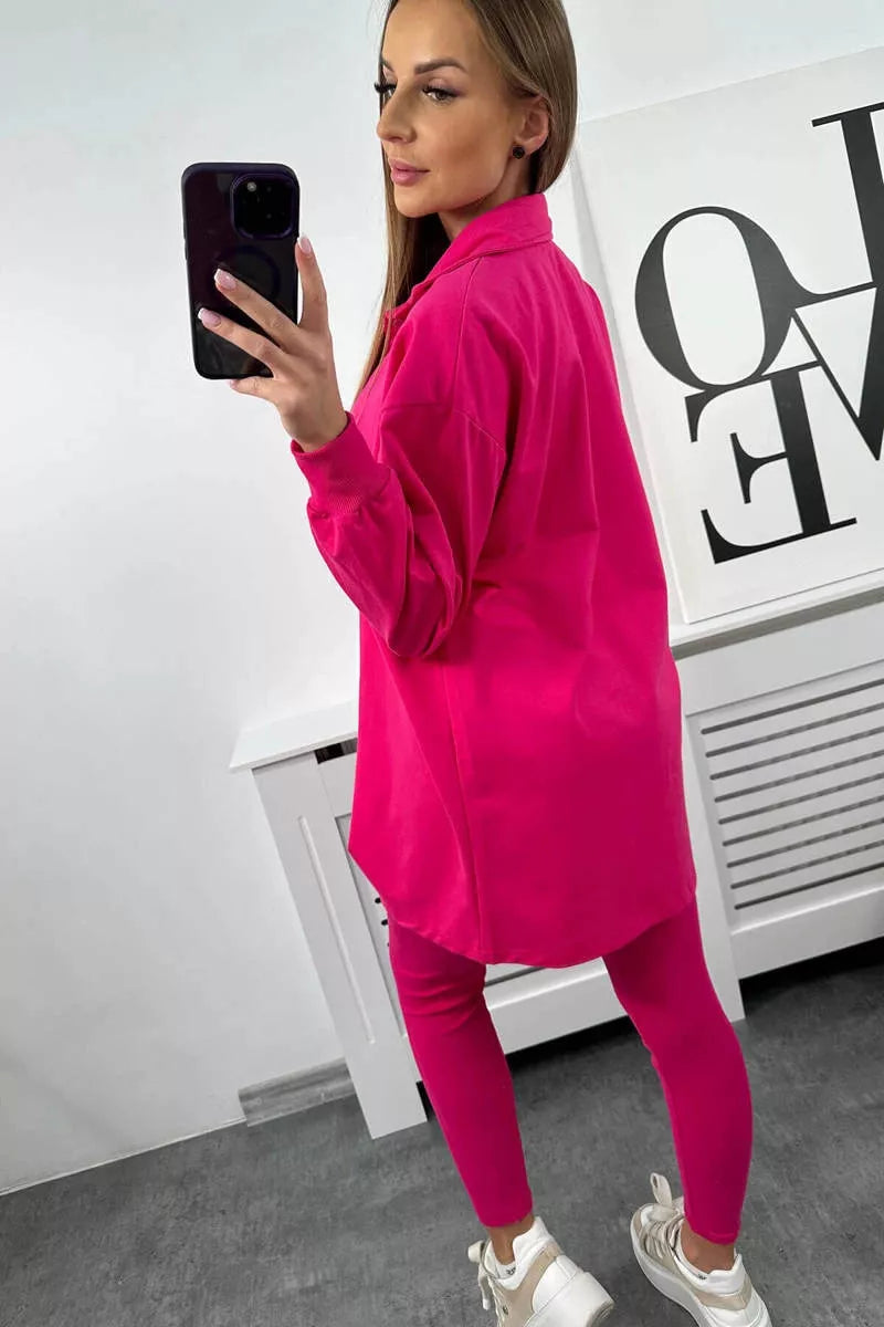 Moteriškas rožinis komplektas Triple