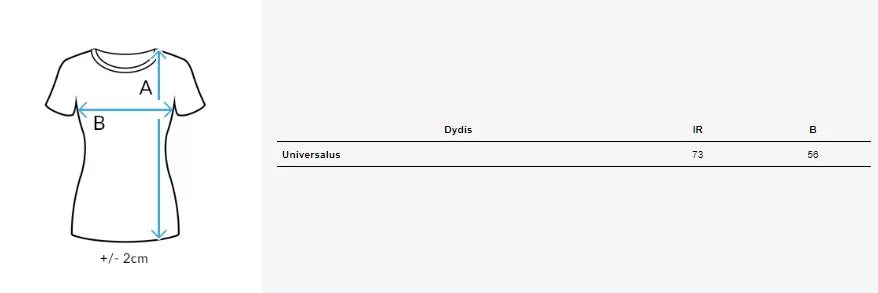 Moteriški rožiniai marškinėliai Tubas
