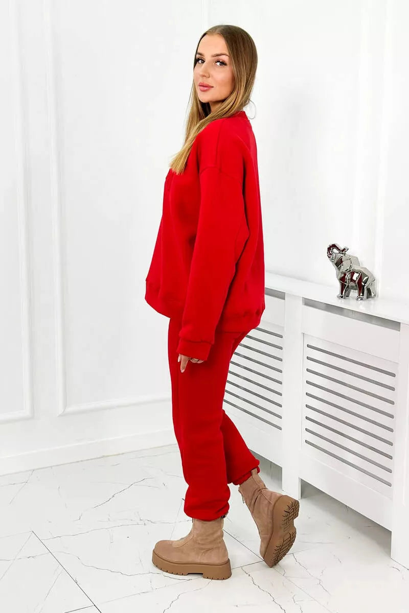 Moteriškas raudonas komplektas Copenhagen