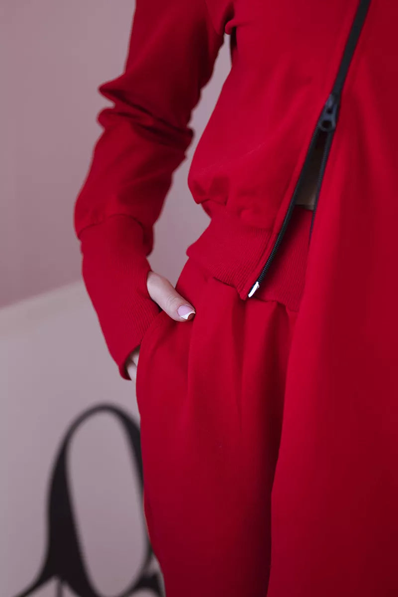 Moteriškas raudonas komplektas Donni