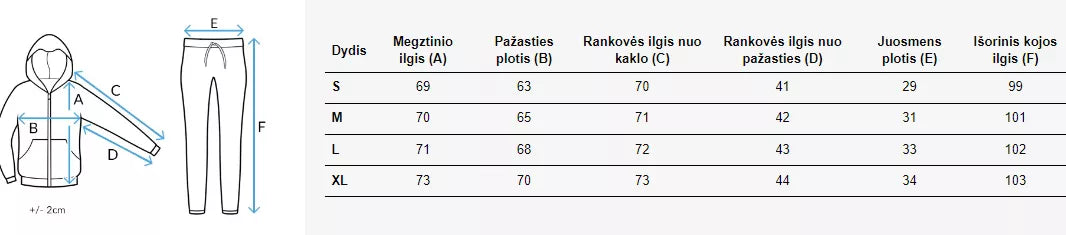 Moteriškas oranžinis komplektas Ksenia