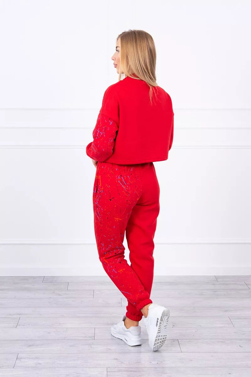 Moteriškas raudonas komplektas Splash