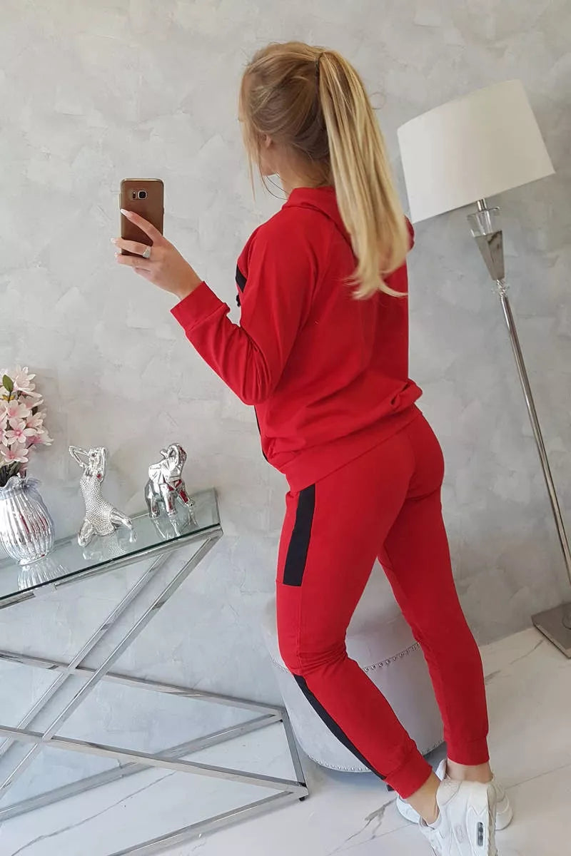 Moteriškas raudonas komplektas Twise