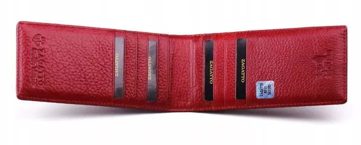 Moteriška raudonos spalvos kortelių dėklas Annerie