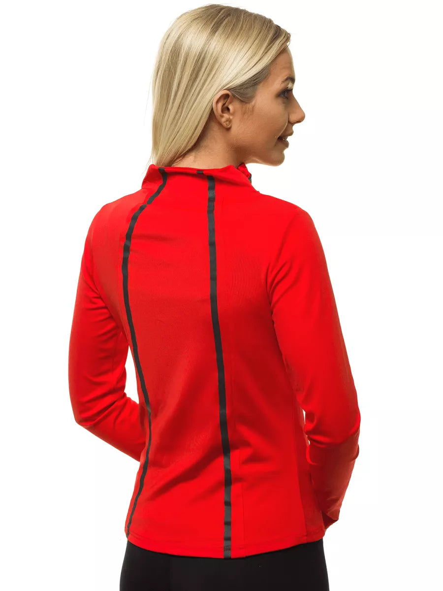 Moteriškas raudonas džemperis Sater