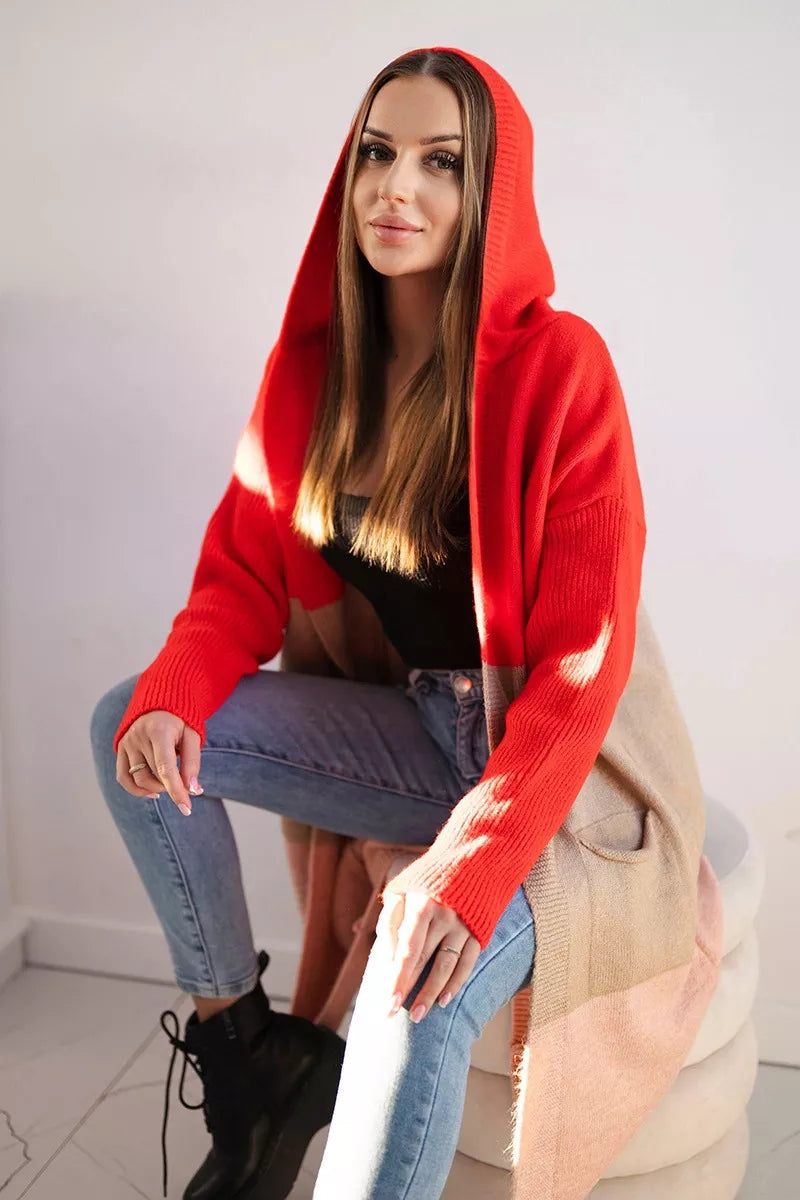 Moteriškas trispalvis kardiganas Mune