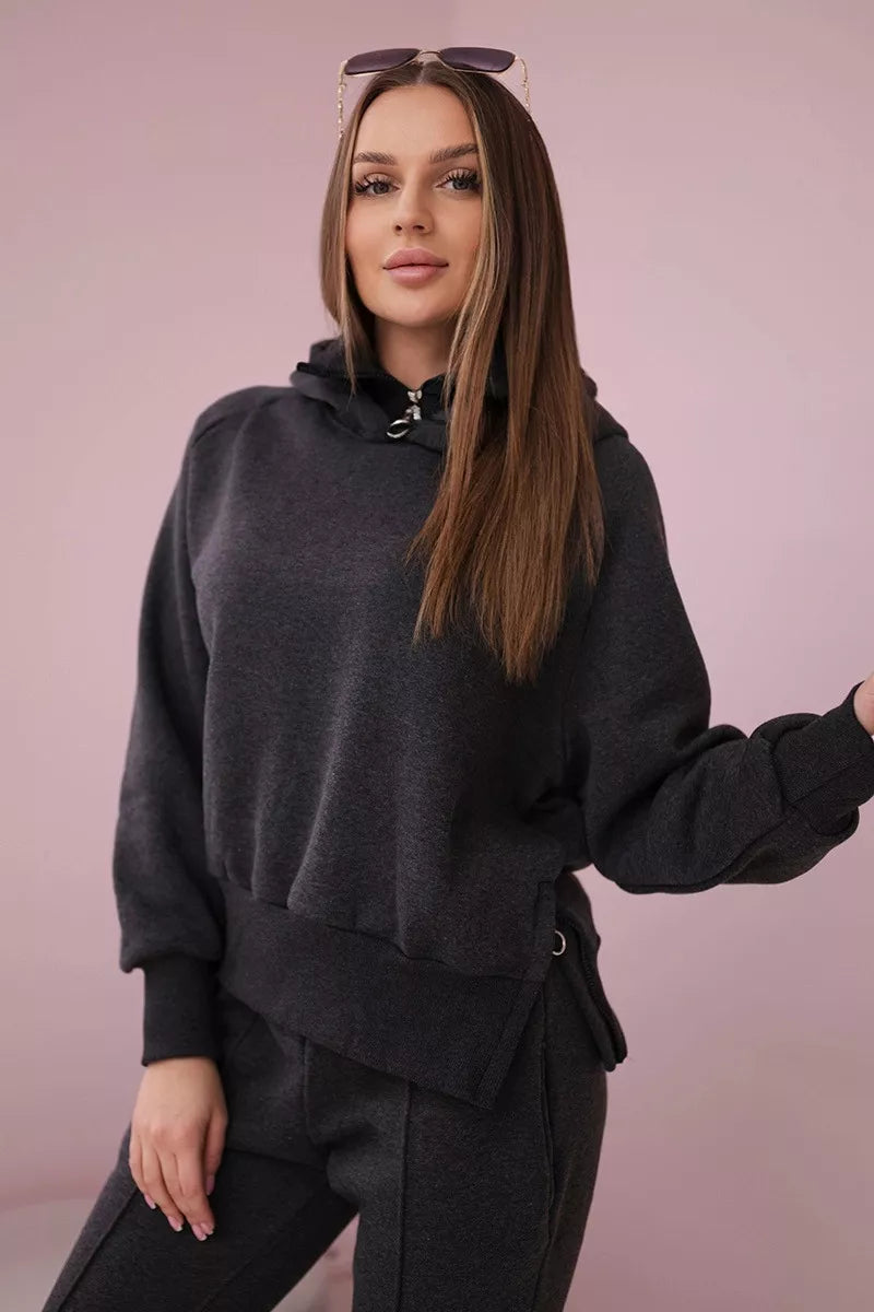 Moteriškas tamsiai pilkas komplektas First