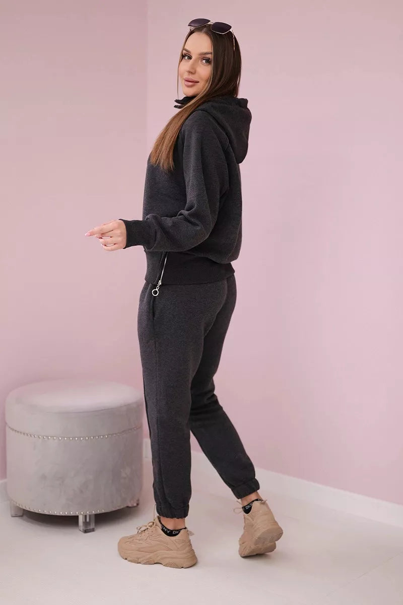 Moteriškas tamsiai pilkas komplektas First