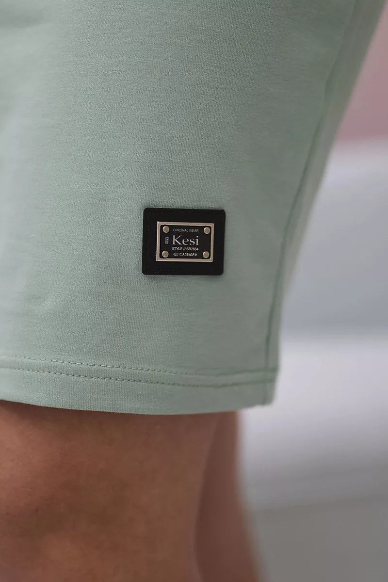 Moteriška tamsios mėtinės spalvos suknelė Mimoli