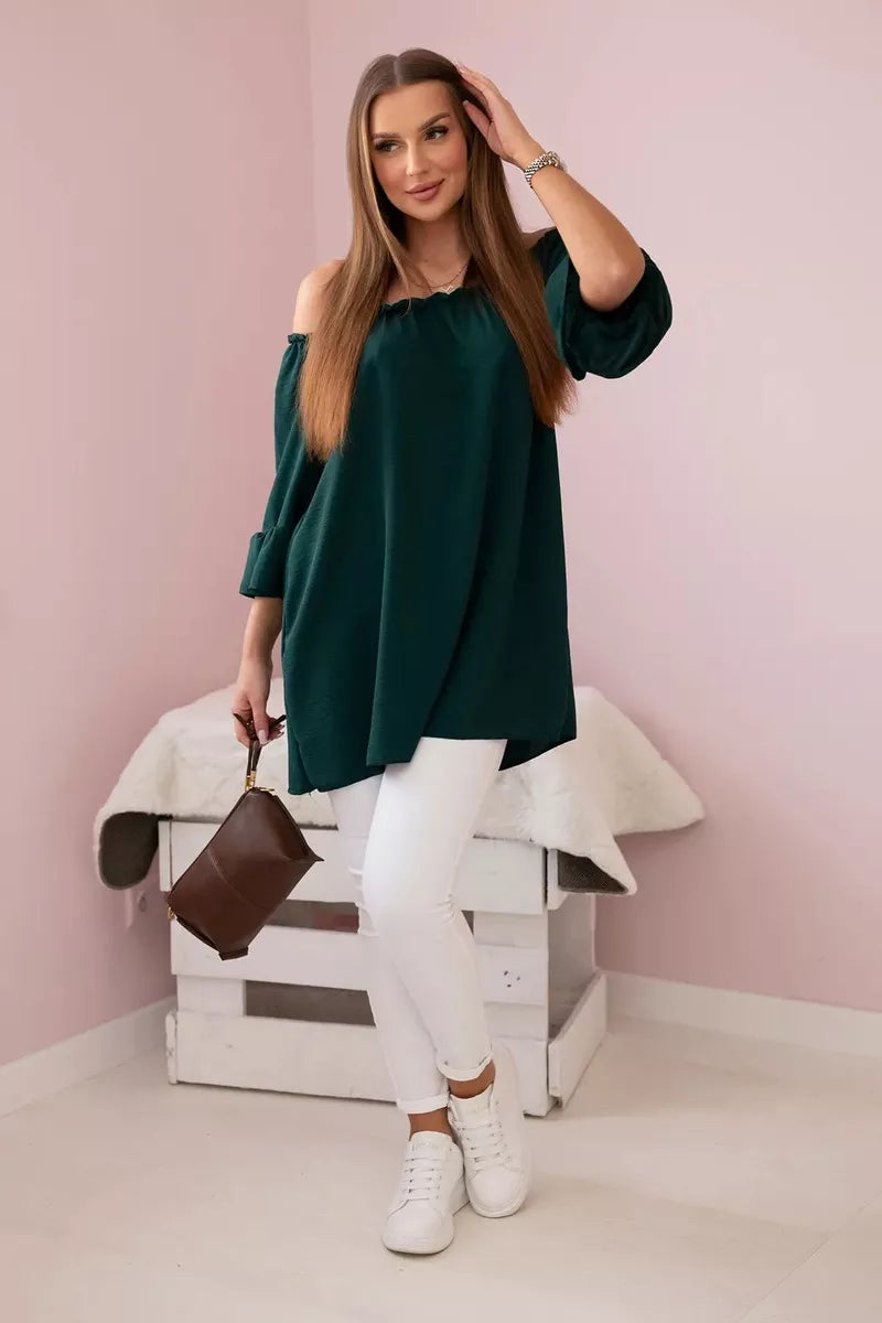 Moteriška tamsiai žalia palaidinė Lisa