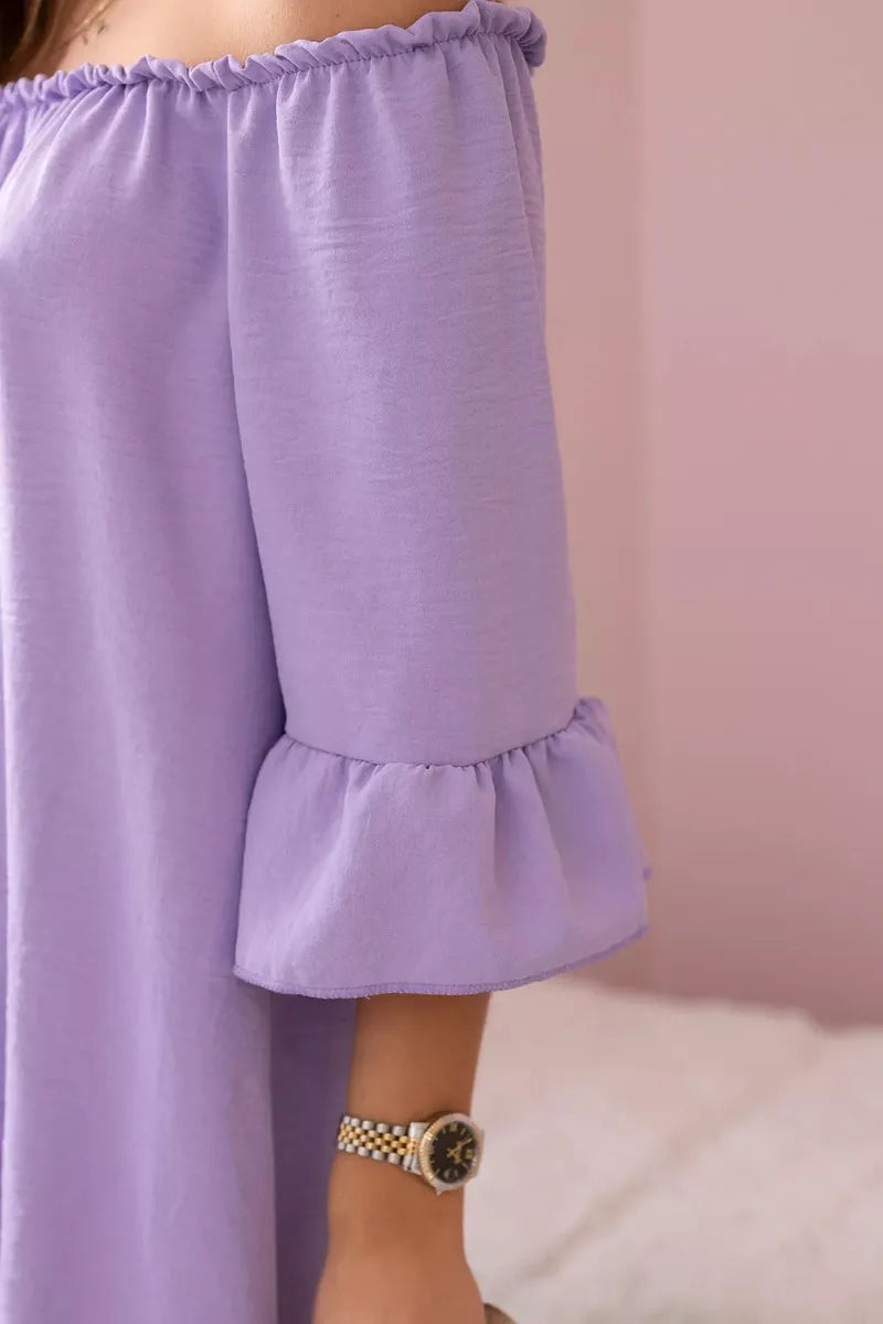 Moteriška violetinė palaidinė Lisa