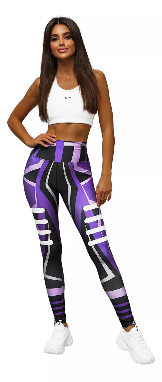 Moteriškos violetinės spalvos kelnės Dijora