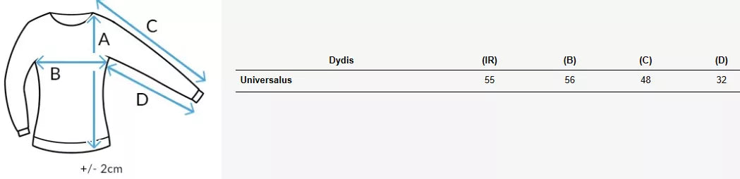 Moteriškas baltas oversize megztinis Justi
