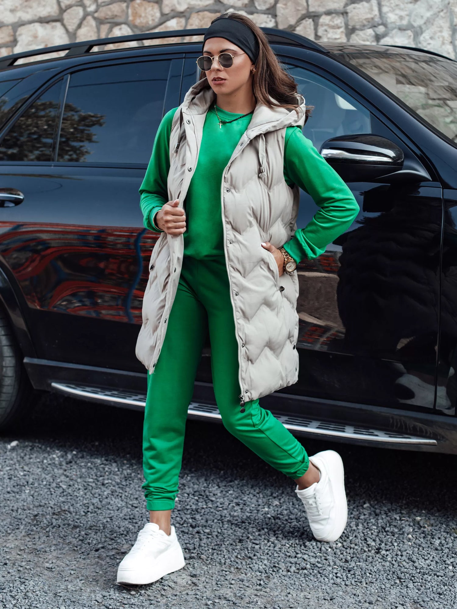 Moteriškas žalias komplektas Milin