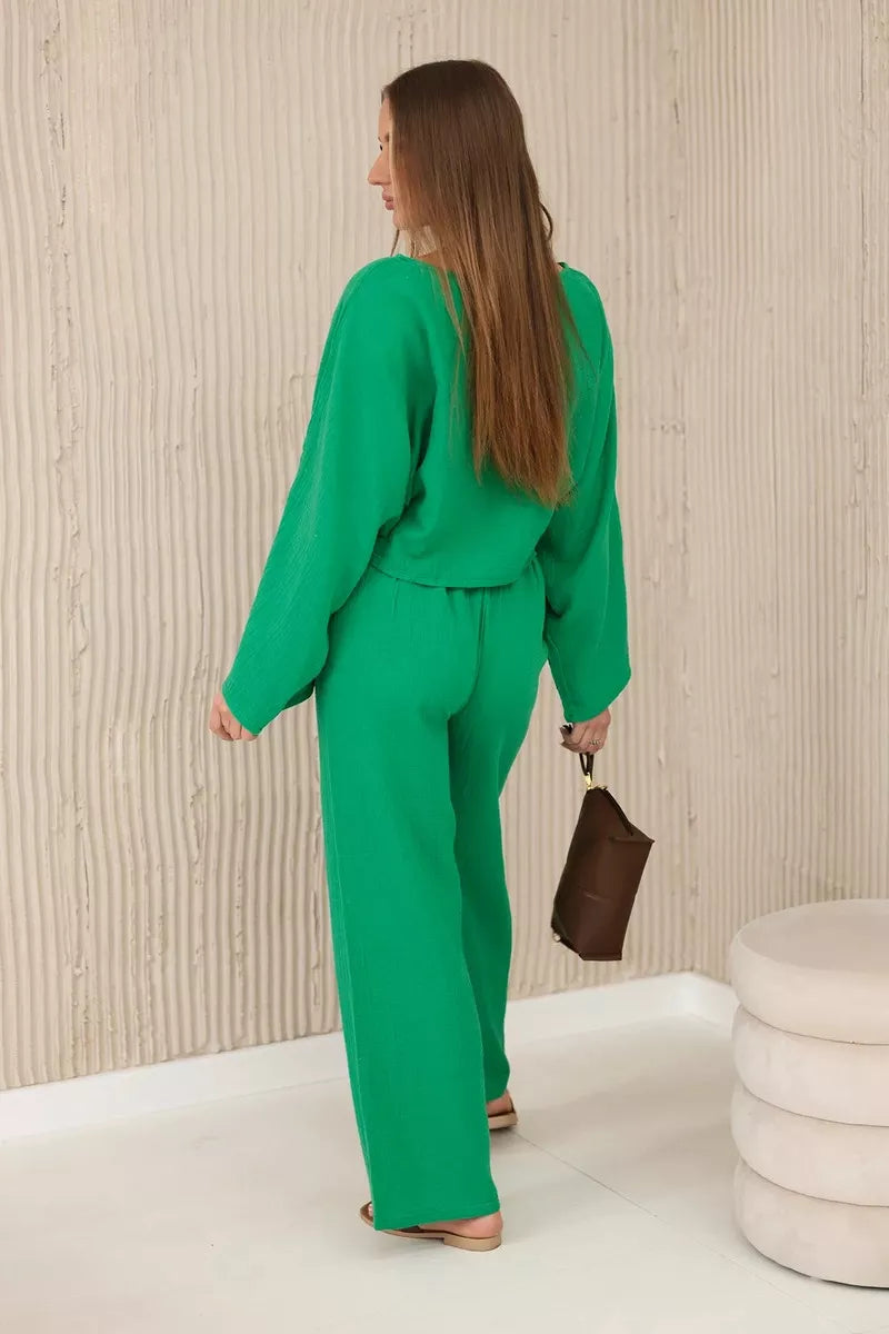 Moteriškas žalias komplektas Sunny