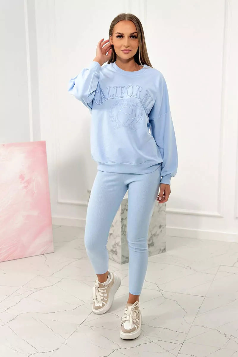 Moteriškas mėlynas komplektas California