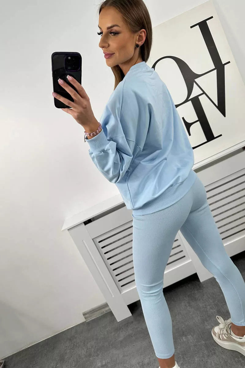 Moteriškas mėlynas komplektas California