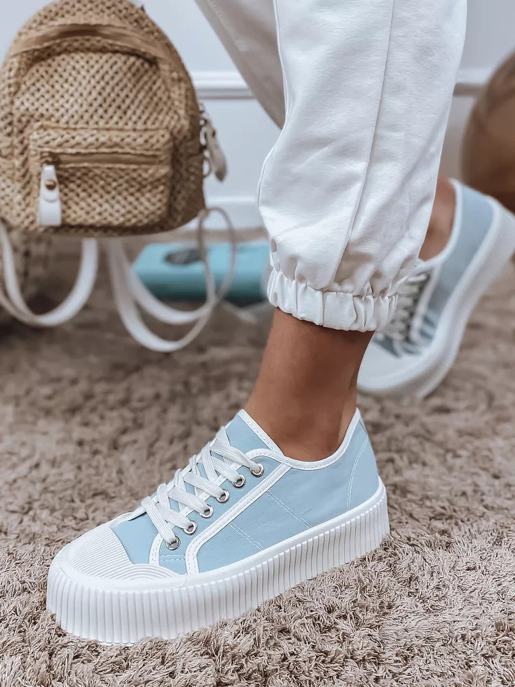 Moteriški mėlyni laisvalaikio batai Opin