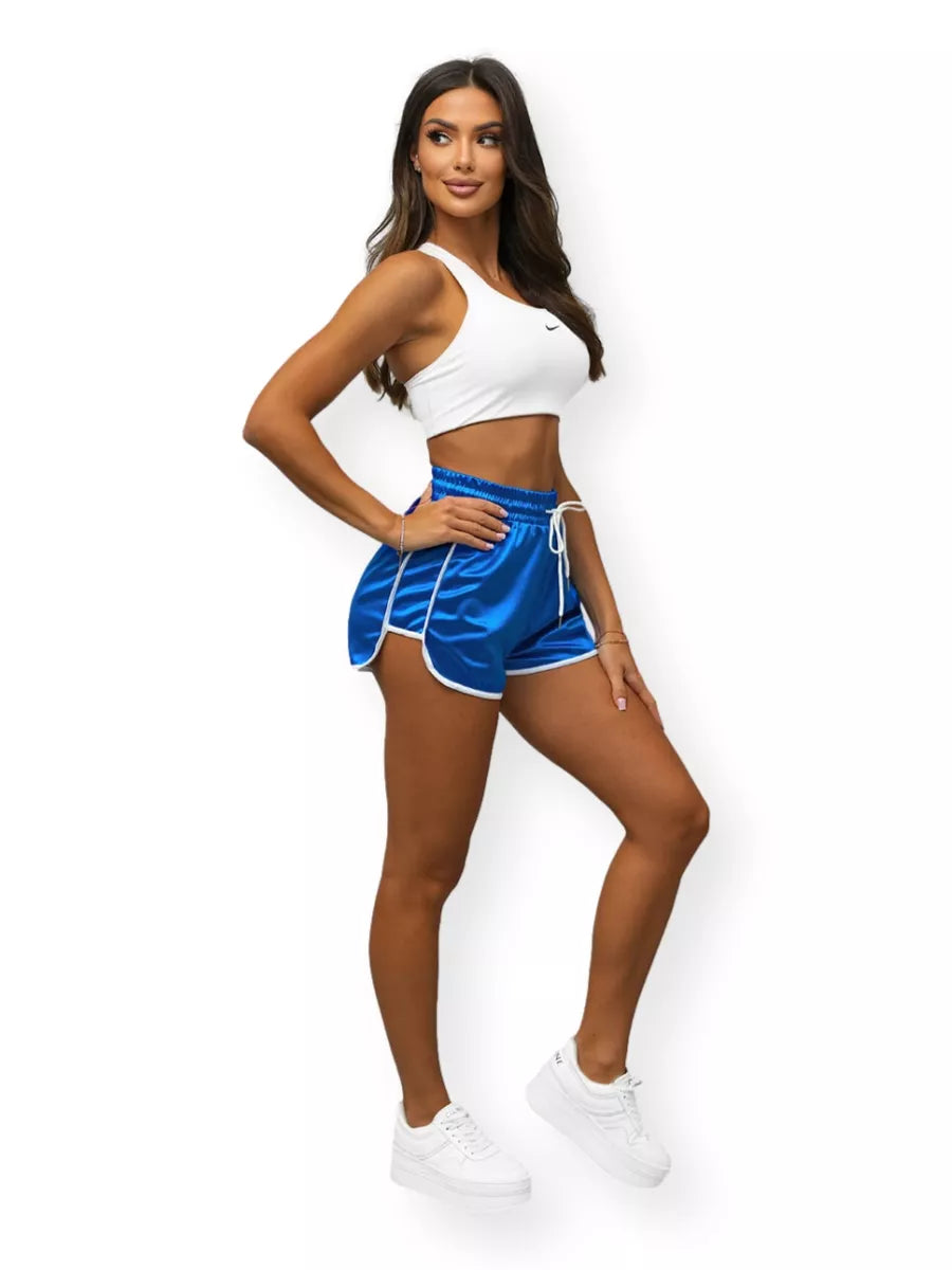 Moteriški mėlyni šortai Dinar