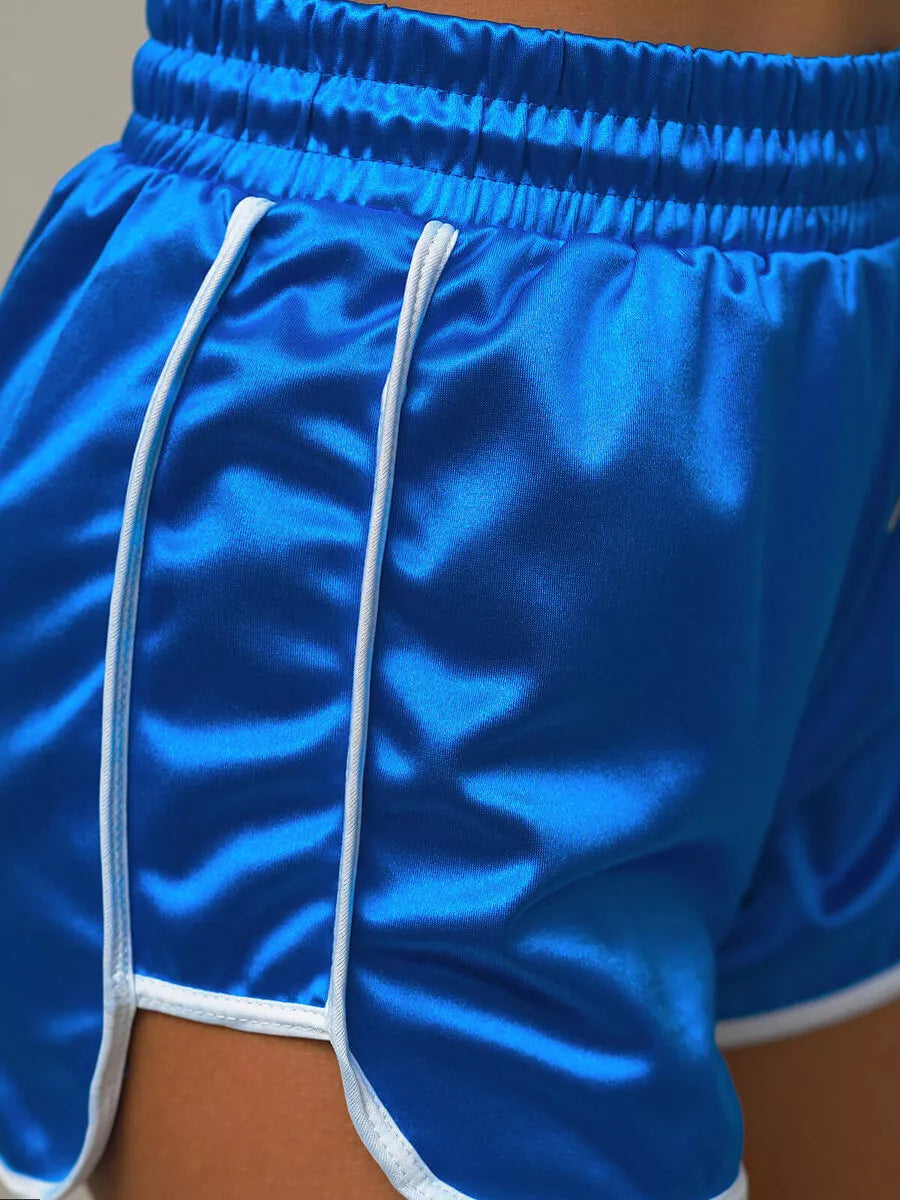 Moteriški mėlyni šortai Dinar