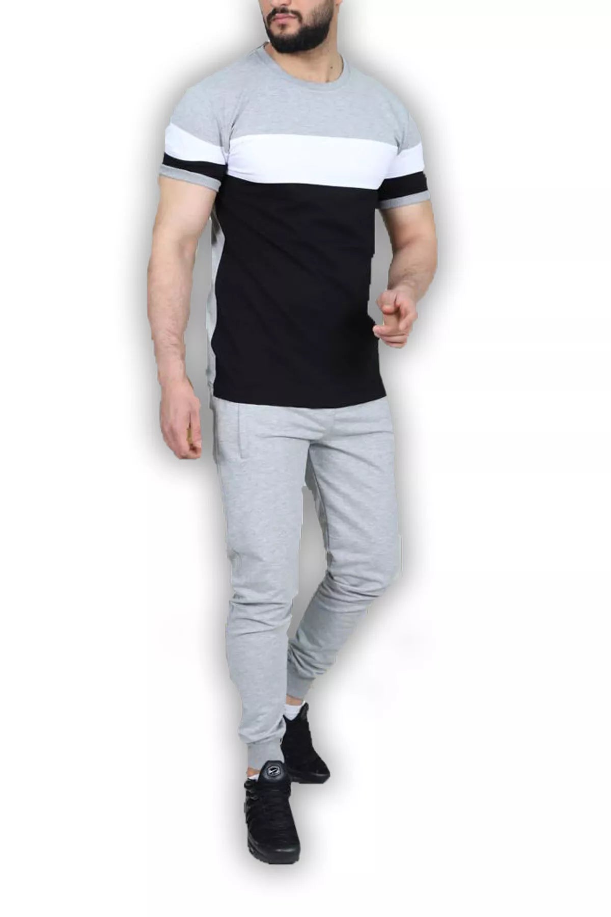 Sportinis komplektas pilka - juoda Rader