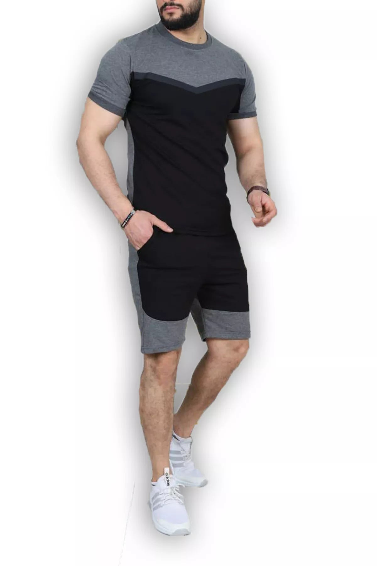 Sportinis komplektas tamsiai pilkas Moren