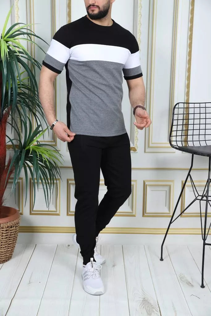 Sportinis komplektas juoda - tamsiai pilka Rader