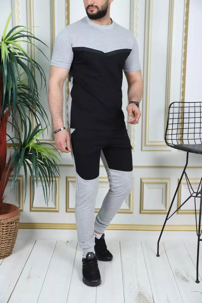 Sportinis komplektas pilka - juoda Karter