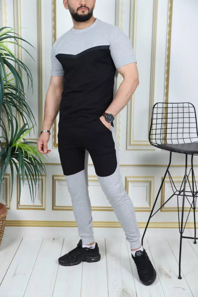 Sportinis komplektas pilka - juoda Karter