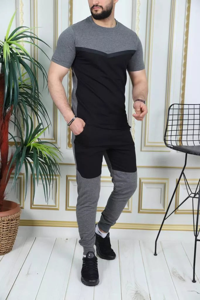 Sportinis komplektas tamsiai pilka - juoda Karter